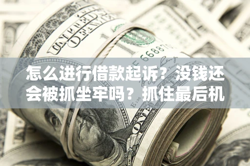 北京怎么进行借款起诉？没钱还会被抓坐牢吗？抓住最后机会！