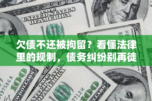 北京欠债不还被拘留？看懂法律里的规制，债务纠纷别再徒劳奔波