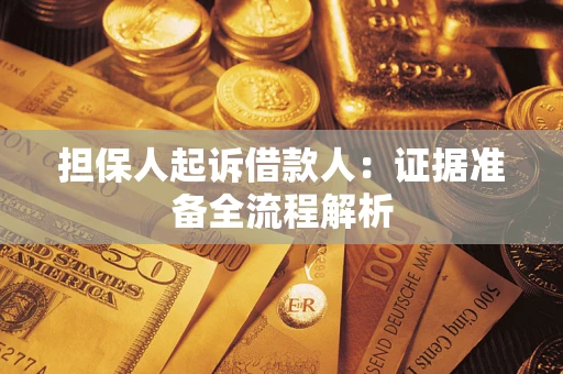 北京担保人起诉借款人：证据准备全流程解析