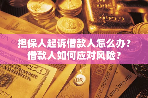 北京担保人起诉借款人怎么办？借款人如何应对风险？