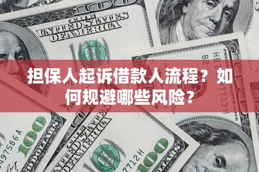 北京担保人起诉借款人流程？如何规避哪些风险？