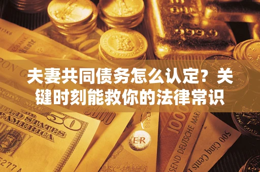 北京夫妻共同债务怎么认定？关键时刻能救你的法律常识