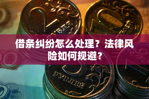 北京借条纠纷怎么处理？法律风险如何规避？